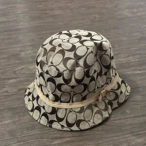 Vintage Y2K Coach Signature Monogram Bucket Hat